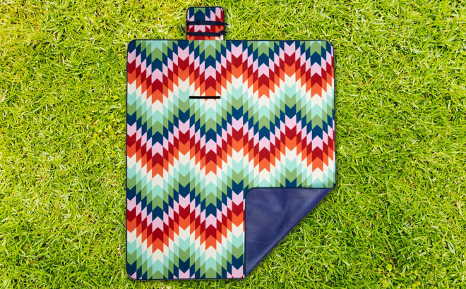 Ozark Trail Outdoor Blanket on the Grass