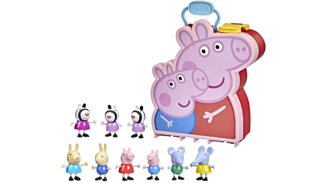 Peppa Pig Peppas Adventures Carry Along 9 Count Brothers Sisters