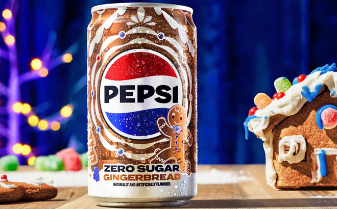 Pepsis Zero Sugar Gingerbread Mini Can