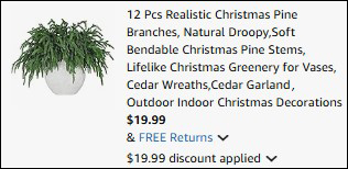 Pine Branches Final Price