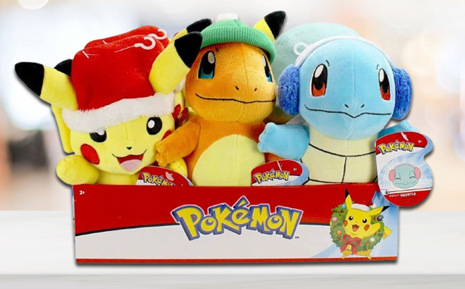 Pokemon Holiday Plush Toys