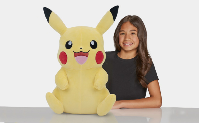 Pokemon Pikachu Plush 24 inch Plush with Authentic Details