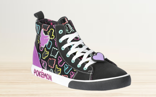 Pokemon Women's High Top Platform Sneaker