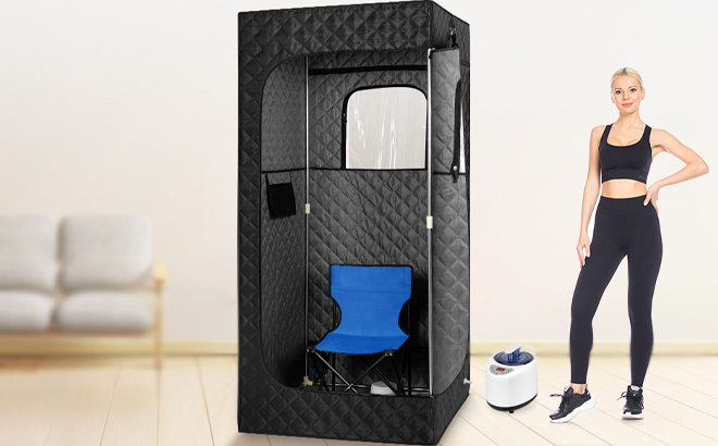 Portable Steam Sauna in the Room