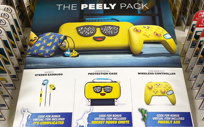 PowerA Fortnite Peely Accessories Pack for Nintendo Switch