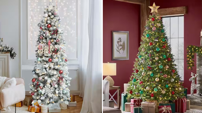 Pre Lit LED Artificial Christmas Trees