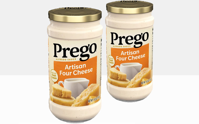 Prego Four Cheese Alfredo Pasta Sauce