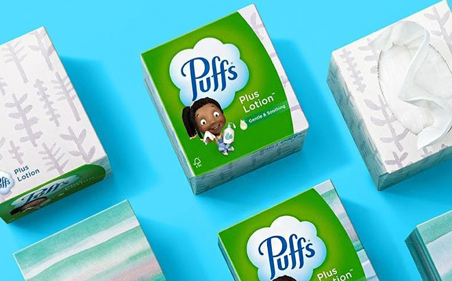 Puffs 48 Count Plus Lotion Facial Tissues