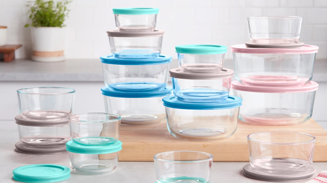 Pyrex 32 Piece Glass Food Storage Set