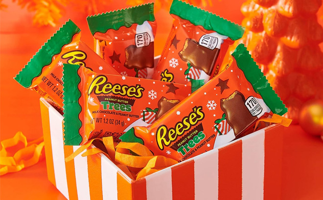 REESES Milk Chocolate Peanut Butter Trees in the Box