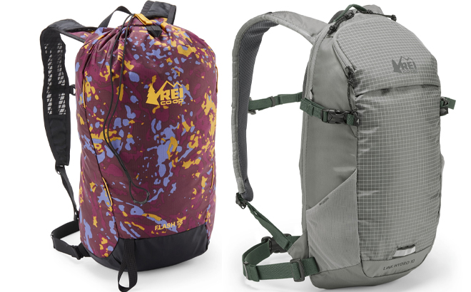 REI Co Op Flash 18 Print Pack and Link 10 L Hydration Pack