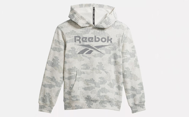 Reebok Big Kids Hoodie in Chalk Camo