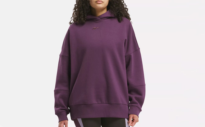 Reebok Womens Lux Oversized Hoodie