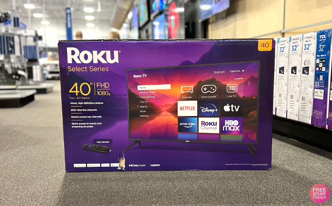 Roku 40 Inch Class Select Series Full HD Smart TV at a Best Buy Store