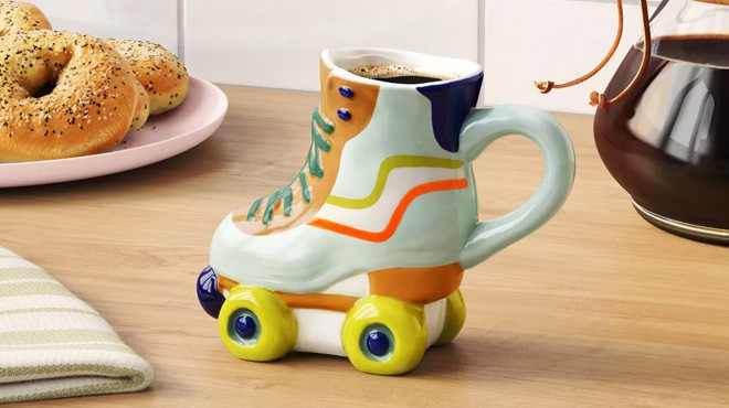 Room Essentials Earthenware Figural Roller Skate Mug