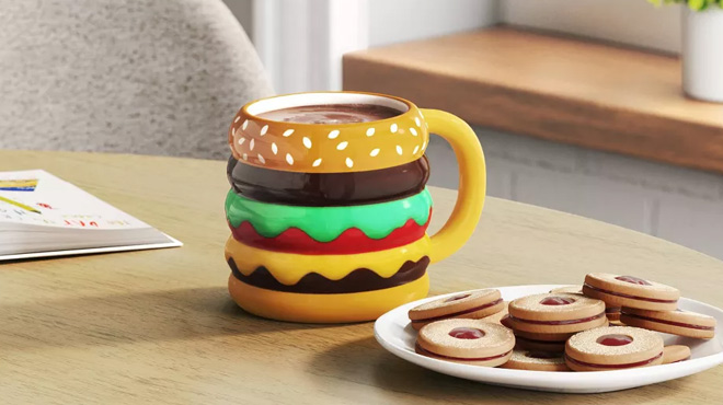 Room Essentials Stoneware Figural Cheeseburger Mug