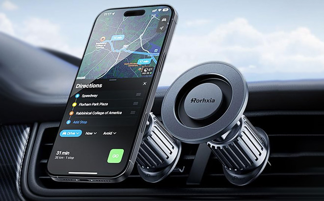 Rorhxia Fits MagSafe Car Mount in the Car