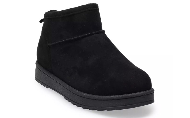 SO Lupita Womens Cozy Mini Boots