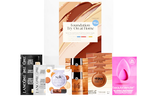 Sephora Favorites Foundation Try On Sample Bag With Voucher