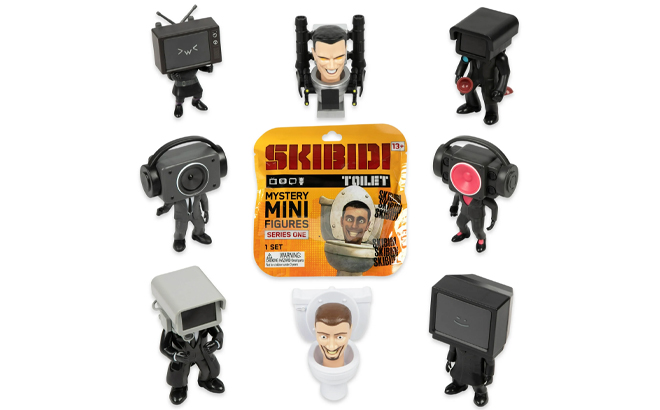 Skibidi Toilet Surprise Mystery Figures