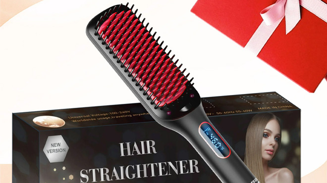 Skimi Hair Straightener Brush