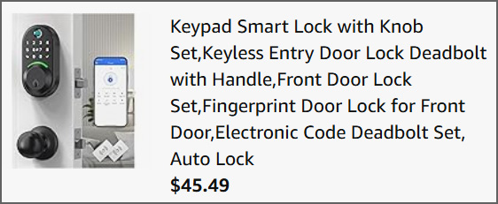 Smart Lock at Checkout