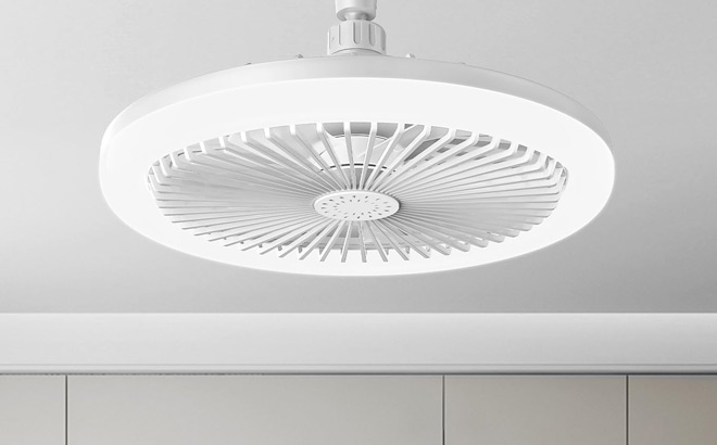 Socket Ceiling Fan with Light