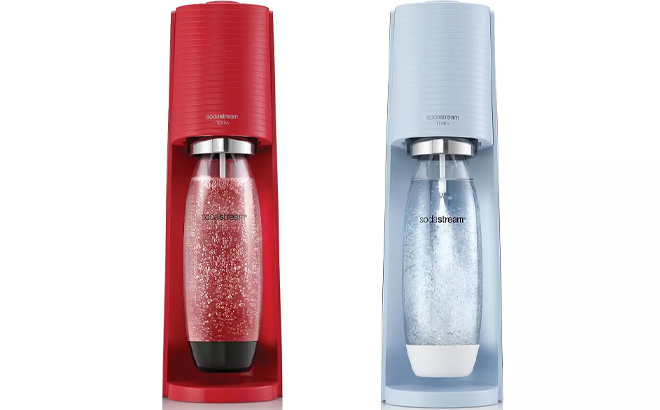 SodaStream Terra Sparkling Water Maker Bundle in Two Colors