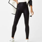 Spanx Faux Leather Fleece Lined Leggings