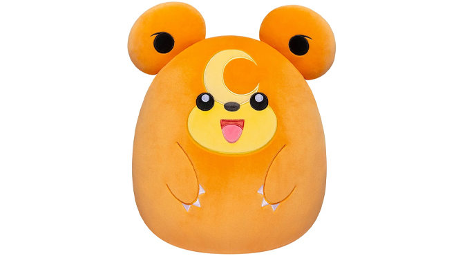 Squishmallows 10 Inch Pokemon Teddiursa Plush