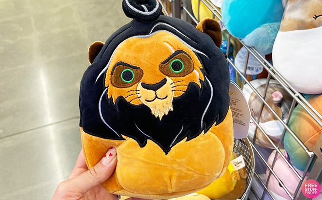 Squishmallows Disney The Lion King in Scar Style