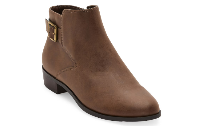 St Johns Bay Womens Ryder Stacked Heel Booties