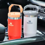 Stanley IceFlow Flip Straw Tumbler in Car