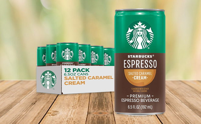 Starbucks Doubleshot 12 Pack on the Table