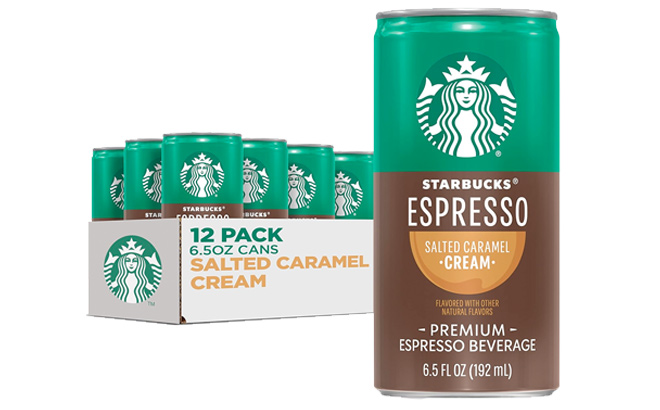 Starbucks Doubleshot Salted Caramel 6 5 Ounce 12 Count