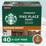 Starbucks Medium Roast K Cup Coffee Pods Pike Place