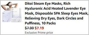 Steam Eye Mask 10 Pack Screenshot