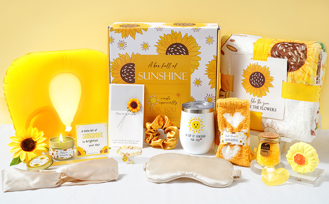 Sunflower Self Care Gift Set