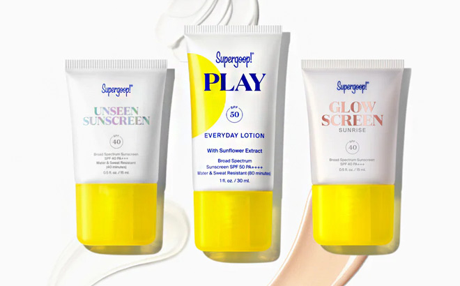 Supergoop SPF Bestsellers Starter Kit