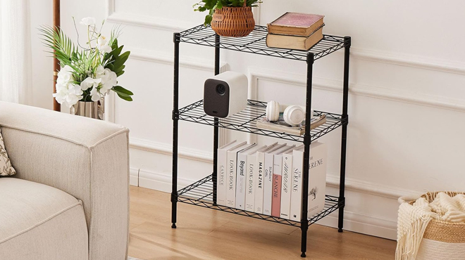 Sweetcrispy 3 Tier Storage Shelving Unit