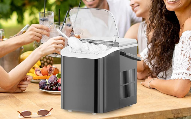 Sweetcrispy Countertop Ice Maker Machine