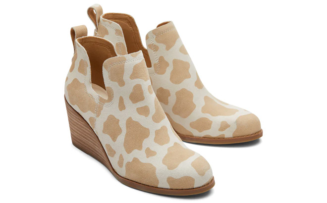 TOMS Kallie Wedge Womens Booties