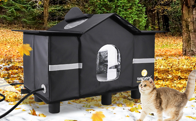 Heated Cat House $59 Shipped at Amazon