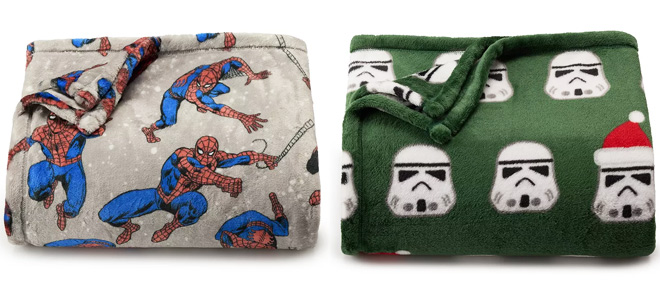 The Big One Marvel Oversized Plush Throws