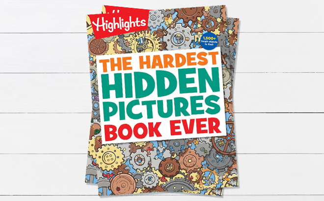 The Hardest Hidden Pictures Book Ever on the Table