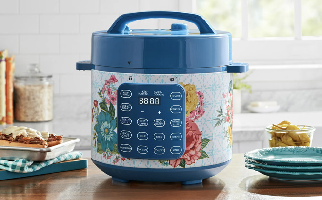 The Pioneer Woman 6 Quart Pressure Cooker with Touch Control Display