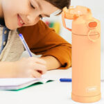 Thermos Stainless Steel Funtainer Water Bottle in Neon Orange