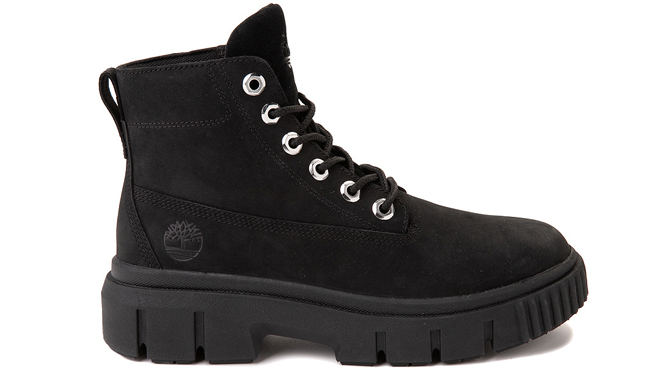 Timberland Greyfield Womens Boots in Black Color