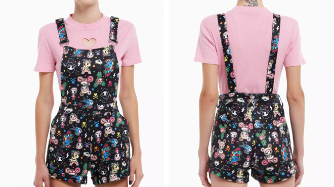 Tokidoki Characters Shortalls