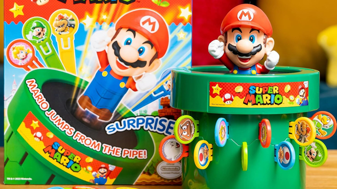 Tomy Pop Up Super Mario Kids Game